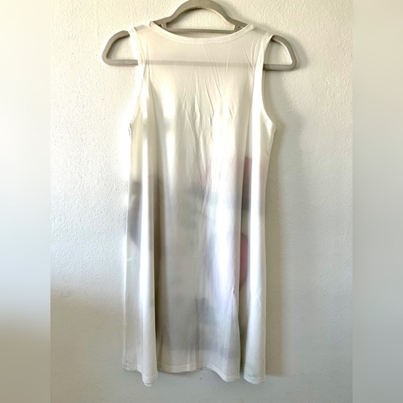 NWT SLEEVELESS CASUAL T-SHIRT A-LINE MINI DRESSES PRINT CREWNECK BEACH TANK - Picture 8 of 11